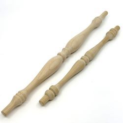 heavy wooden spindles